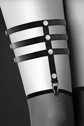 Гартер на ногу Bijoux Pour Toi - 3 THONGS Black Bijoux Pour Toi SO2219 100720 - мініатюра 2