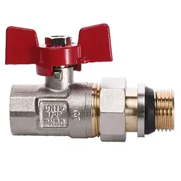 Кран кульовий прямий з американкою Water Valve Q003 NV-V123 1/2″ ЗB - мініатюра 2