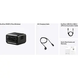 Зарядна станція EcoFlow RIVER 3 Plus Wireless (EFRIVER3PLUS-W-EU-CBOX) UA [142654] - мініатюра 7