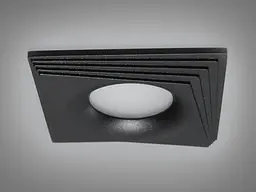 Серія "Аluminium", якісний алюмінієвий точковий світильник, чорний - мініатюра 3