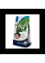 Сухий беззерновий корм Farmina N&D SPIRULINA для дорослих собак середніх та великих порід з ягнятком, спіруліною, 2 кг