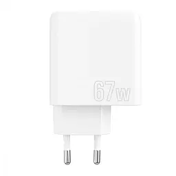 Зарядний пристрій Proove Shot GaN 67 W (2Type-C + USB) біле - мініатюра 6