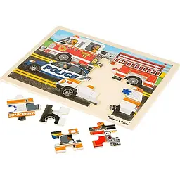 Пазл Melissa&Doug Спецмашини, 24 елемента (MD9062)