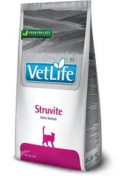 Ветеринарна дієта для котів Farmina Фарміна Vet Life Struvite сухий корм при сечокам'яній хворобі 400 г