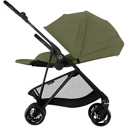 Коляска Cybex Melio Carbon Moss Green з бампером (525000445) - мініатюра 5