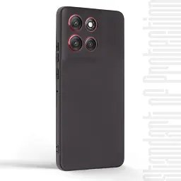 Чохол ArmorStandart Matte Slim Fit для Motorola G86 5G Camera cover Black - мініатюра 2