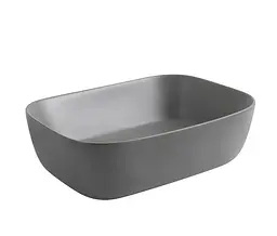 Умивальник накладний Mixxus Premium Diverse-0116 grey 455x330x135 мм MP6651, Графит - мініатюра 5