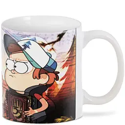 Кухоль GeekLand Gravity Falls Dipper and Mabel colours GF.02.04 330 мл білий - мініатюра 2
