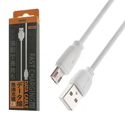 Кабель REMAX FAST Charg USB to Micro білий 1м