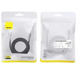 Кабель мультимедійний DisplayPort M to DisplayPort M 2.0m 8K Baseus (B00633706111-02) - миниатюра 7