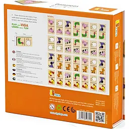 Настільна гра Viga Toys Доміно Звірята (59622) - мініатюра 3
