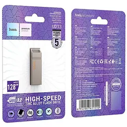Флеш-накопичувач Hoco UD13 USB3.2 - 128GB Gray - мініатюра 6