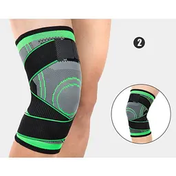 Бандаж на коліно спортивний наколінник еластичний компресійний Knee Support - мініатюра 6