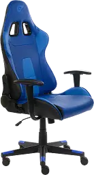 Геймерське крісло GT Racer чорне із синім (X-2317 Black/Dark Blue) - мініатюра 2