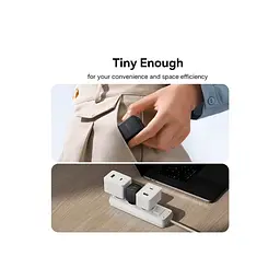 Зарядний пристрій Baseus Palm Cluster 30 Вт, USB-C + USB-A, швидке заряджання, чорний (P1011160A113-00) - мініатюра 8