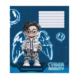 Зошит Школярик Cyber reality 12 аркушів клітинка (012-3566K), в асортименті - мініатюра 3