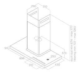 Витяжка Elica BIO WH/A 90 ROVERE - мініатюра 10