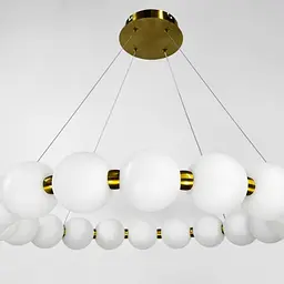 Люстра із серії Mysa Pearl Ø 80 см на 3 світлових режими | Арт. 77068-800 | Line F - мініатюра 2