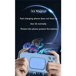Зовнішній акумулятор JD MagSafe wireless JYD-PB10 10000mAh бездротовий магнітний 15/20W блакитний - мініатюра 3