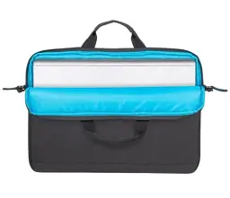 Сумка для ноутбука 15.6" RivaCase Gremio, Black, поліестер, 410x290x30 мм (5516) - мініатюра 4