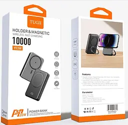 Зовнішній акумулятор WUW Y03 15W magsafe 10000mAh Black (Y03W) - мініатюра 2