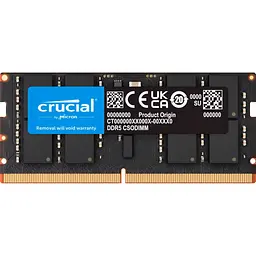 Модуль пам'яті SO-DIMM DDR5 Crucial 16GB 4800MHz (CT16G48C40S5) [174974]
