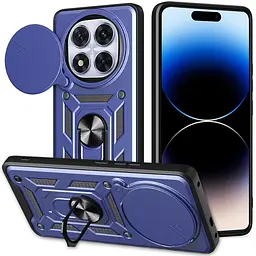 Чохол Ummi Camshield Serge Ring для Xiaomi Redmi Note 14 Pro 5G / Poco X7 Синій / Navy - мініатюра 2