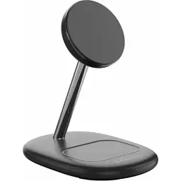 Зарядний пристрій Canyon wireless charger WCS-205 15W Qi2 2in1 w/o adapter Black (CNS-WCS205BW/A) - мініатюра 3