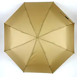 Жіноча складана парасолька механічна S&L 97 см бежева - мініатюра 3
