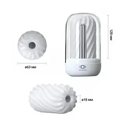 Мастурбатор Otouch DECOR 2, TPE, підігрів до 55 °C, УФ-дезінфекція - мініатюра 2