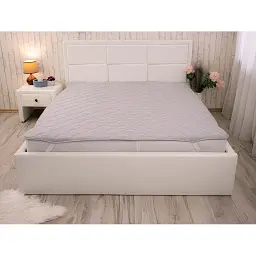 Наматрацник Руно силіконовий двосторонній на гумці Grey/White 80х200 см сірий білий - мініатюра 2