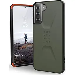 Оригінальний протиударний чохол UAG Civilian Samsung Galaxy S21 Plus (6.7") Olive (21282D117272) - мініатюра 6