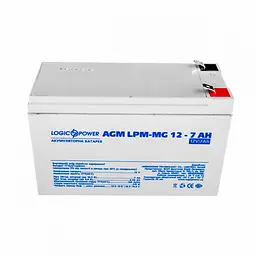 Акумуляторна батарея для ДБЖ LogicPower AGM 12 V / 7 А*ч (LP6552) - мініатюра 2