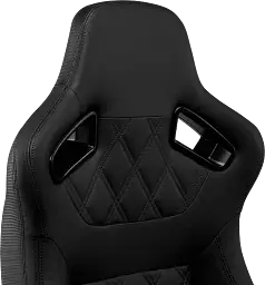 Геймерське крісло GT Racer чорне (X-0724 Black) - мініатюра 11