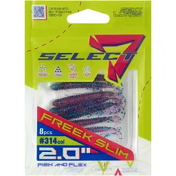 Силікон Select Freek Slim 2" 314 FE (8 шт/уп) - мініатюра 2