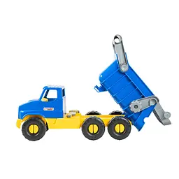 Машинка Tigres City Truck Самоскид синій з жовтим (39398) - мініатюра 3