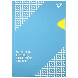 Блокнот Yes Success is built blue А4, 80 листов, в линейку (152035)