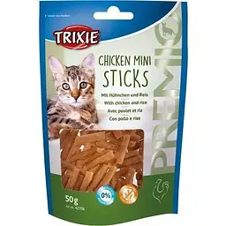 Ласощі для котів Trixie Premio Chicken Mini Sticks Мініпалички з куркою та рисом 50 г