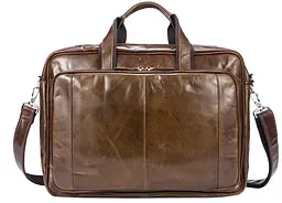 Чоловічі шкіряні сумки 14769 Vintage коричневий - мініатюра 3