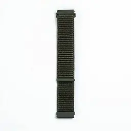 Ремінець нейлоновий на липучці BeWatch для Samsung Galaxy Watch 4/5/6 Хакі (1011316.4UW) - мініатюра 3
