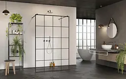 Душова перегородка Radaway Modo X Black I Factory 120 см 388324-54-57 - мініатюра 3