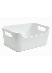 Контейнер для зберігання IKEA 24×17 см, білий універсальна органайзер-коробка для дому