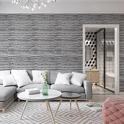 Самоклеюча 3D панель Sticker Wall 19600х700х3мм Дерево Зебра SW-00001475 - мініатюра 6