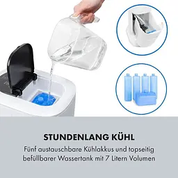 Охолоджувач повітря Klarstein Polar Tower Smart 4 -in-1 (10035830) - мініатюра 8