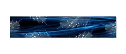 Кухонний фартух Happy Pocket Роса на пір'ї птаха ПВХ для декору 60х300 см Текстури Синій Z183657 - мініатюра 7