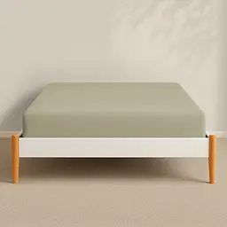 Простирадло фланель на резинці для коляски та люльки Cosas Olive 40х80х5 см (Flannel_05Olive_FittedStroller_40х80) - мініатюра 3