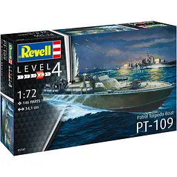 Збірна модель Revell Патрульний торпедний катер PT-109 рівень 4, масштаб 1:72, 146 деталей (RVL-05147) - мініатюра 2