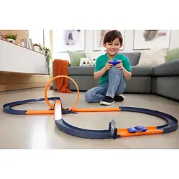 Трековий набір з машинкою на радіокеруванні Hot Wheels Speed Challenge 1:64 (HXX45) - мініатюра 9