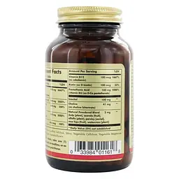 Комплекс витаминов группы B-Complex 100 100 таблеток Solgar vit0005632 - миниатюра 3