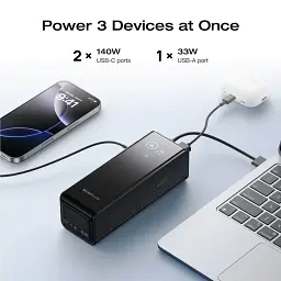Зовнішній акумулятор EcoFlow RAPID Power Bank 25000mAh Silver [EF-RAPID25K140W-S-EU] [139815] - мініатюра 7